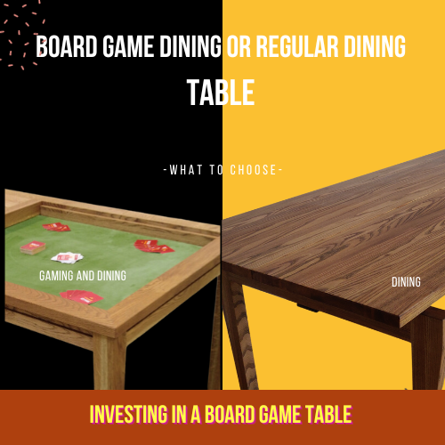Board game dining or Regular dining